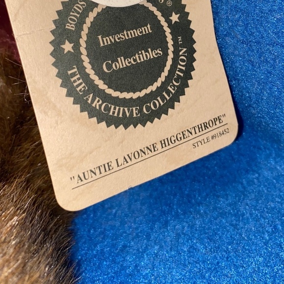 Boyd’s Bear Auntie Lavonne Hoggenthrope excellent - Picture 3 of 6